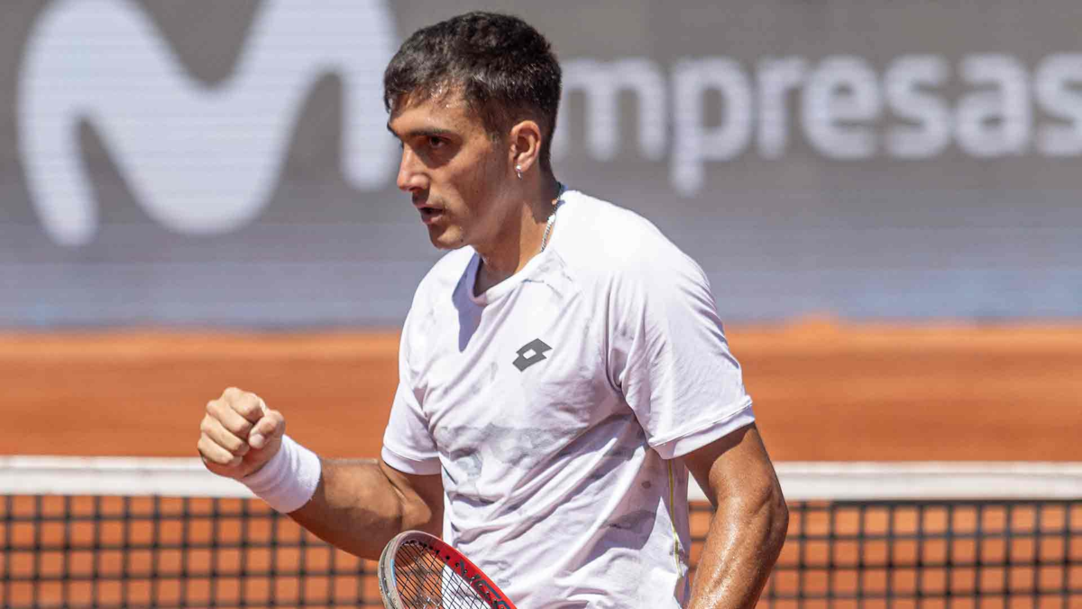 Román Burruchaga tiene un récord de 1-1 en el ATP Tour.