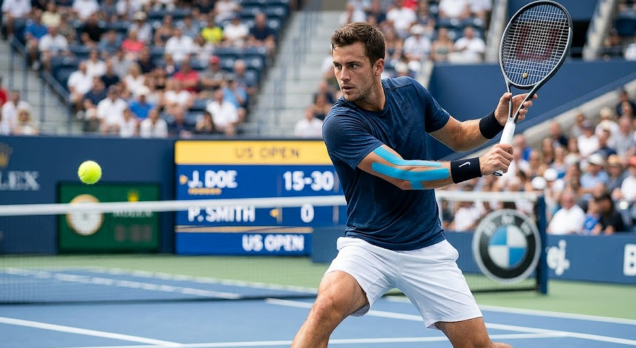 Tipos de taping más usados en codo de tenista