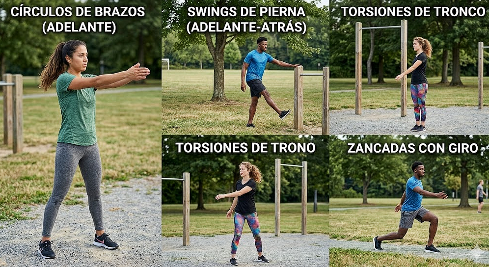 Bloque de movilidad dinámica (minutos 3–6/7)