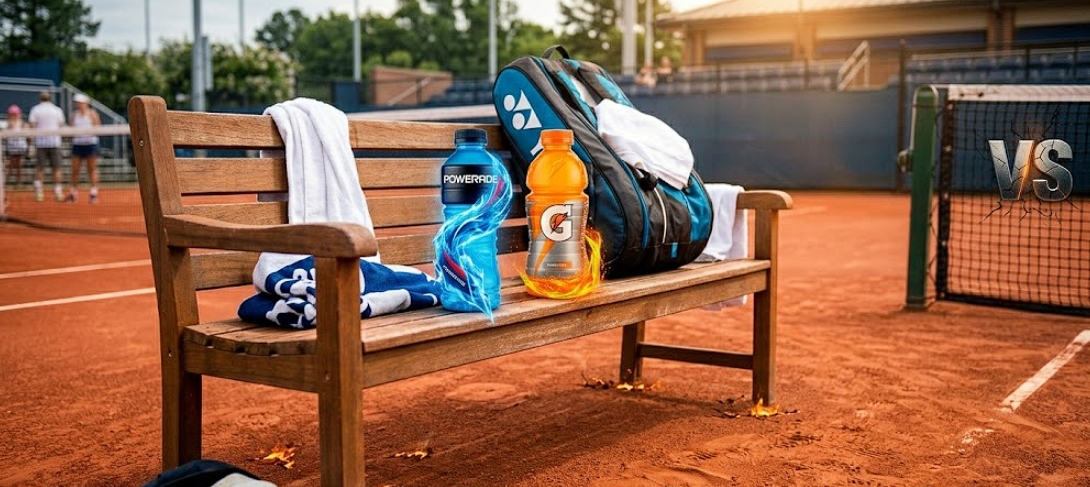 Powerade vs Gatorade en tenis: tabla comparativa práctica