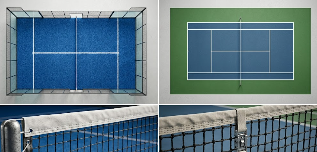 Unos pocos centímetros cambian mucho más de lo que parece cuando pasas del pádel al tenis